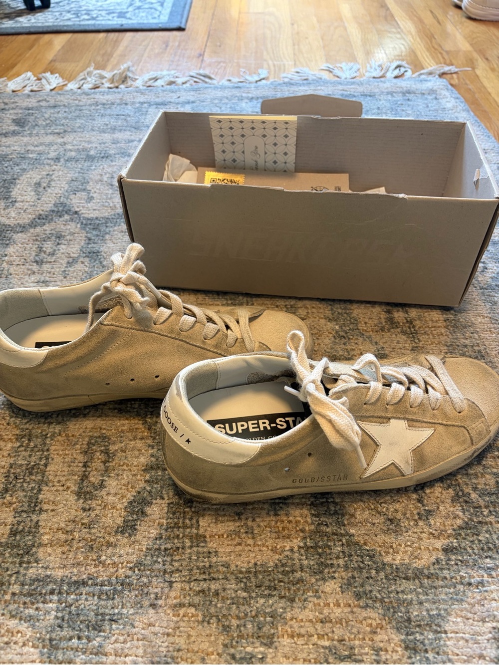 Golden Goose Beige Super-Star Sneaker